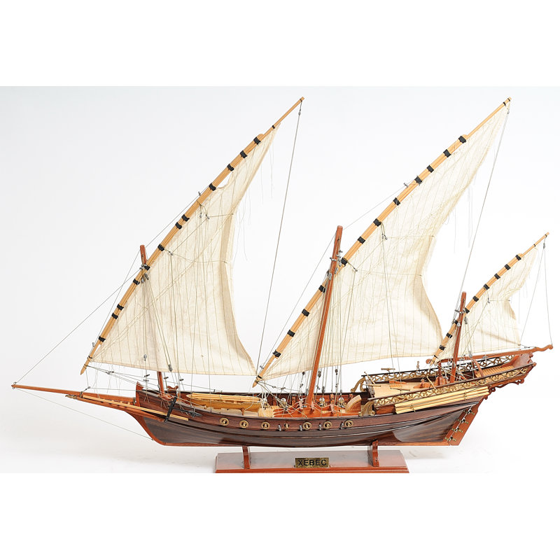 Old Modern Handicrafts Xebec Sailing Model Ship & Reviews Wayfair